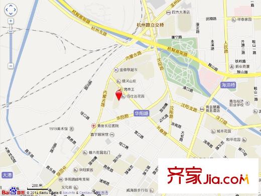 佰仕達花園交通圖