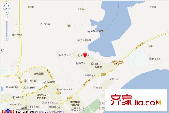 黃島怡海苑交通圖