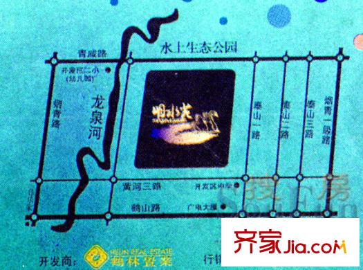 明水苑交通圖