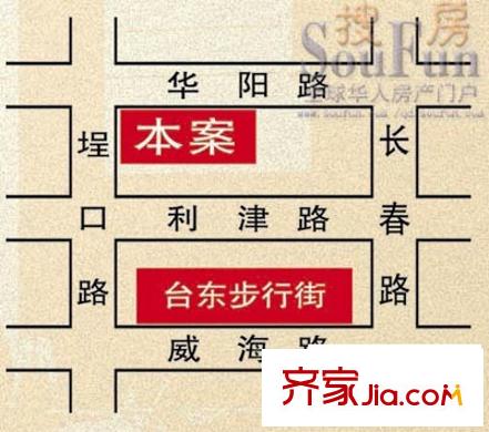 假日公寓交通圖