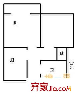浮東小區(qū) 2室 戶(hù)型圖