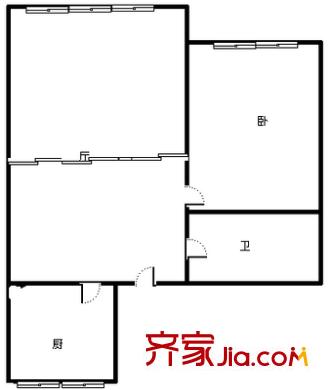 浮東小區(qū) 2室 戶(hù)型圖
