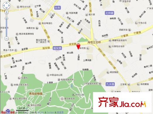 上清路小區(qū)交通圖