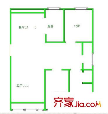 怡翠山莊 3室 戶型圖