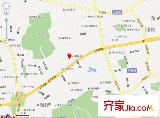 恒苑小區(qū)交通圖