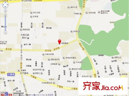 海爾海延雅居交通圖