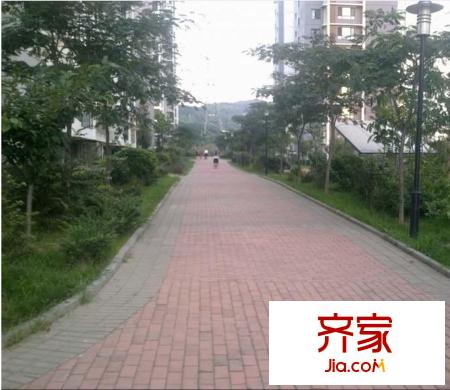 海爾海延雅居外景圖曲徑幽深的步行道