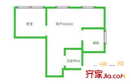 柏林賽樂 2室 戶型圖