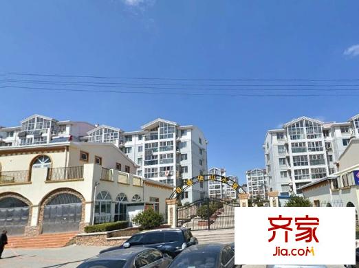 百通依山小居外景圖