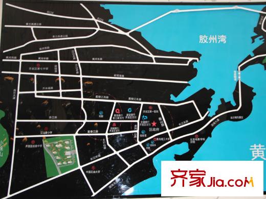 唐島ONE區(qū)位圖