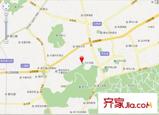 馬蘭花園交通圖