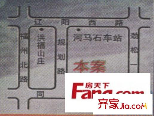 馬蘭花園交通圖
