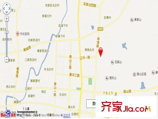 天一仁和郡交通坐標(biāo)圖