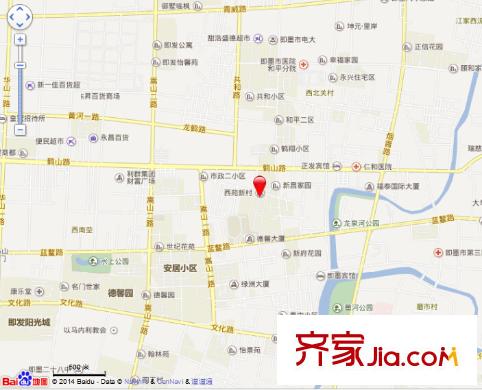 西苑新村交通圖