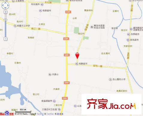 天一仁和郡交通圖