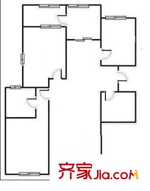 海信半山蘭亭 5室 戶型圖