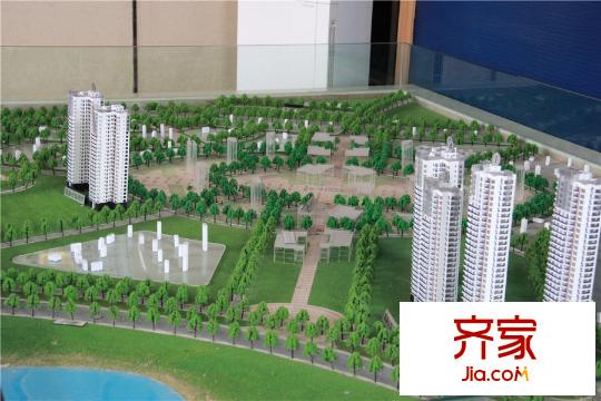 富源公館實(shí)景圖沙盤圖（2014-11-26）