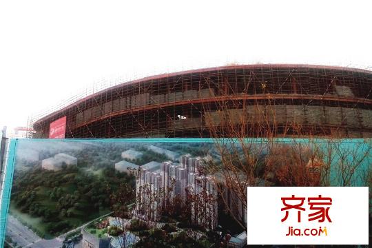 錦繡華隆君匯商業(yè)部分工地實(shí)景（20141124）