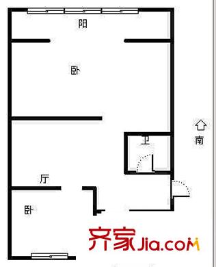 天泰陽(yáng)光地帶 2室 戶(hù)型圖