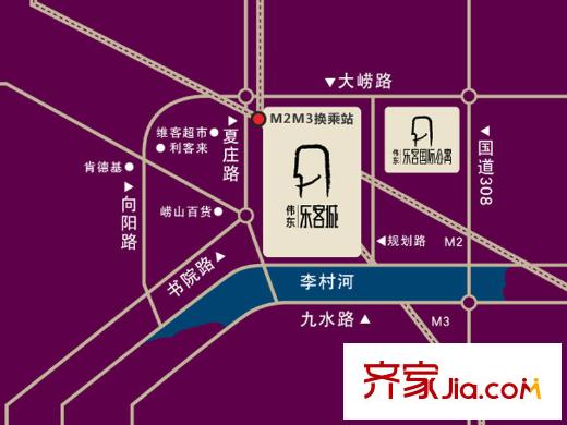 偉東樂(lè)客城交通圖