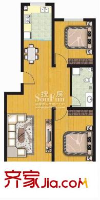 世紀(jì)綠洲三期B戶型