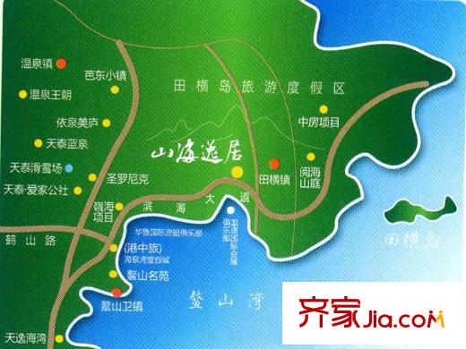 山海逸居交通圖
