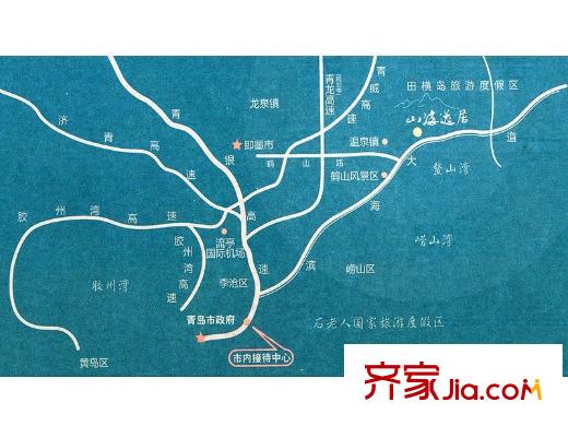 山海逸居交通圖