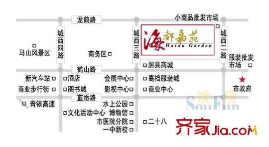 海都嘉苑交通圖