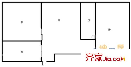 恩波小區(qū) 2室1廳 72平