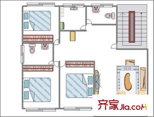 盈園廣場 3室 戶型圖