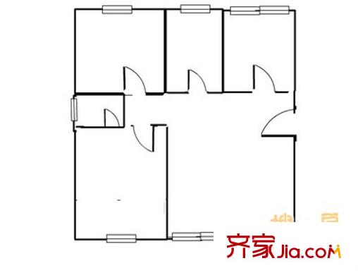 雙星海麗樓戶型圖雙星花園海麗樓 2室 戶型圖 2室2廳2衛(wèi)1廚