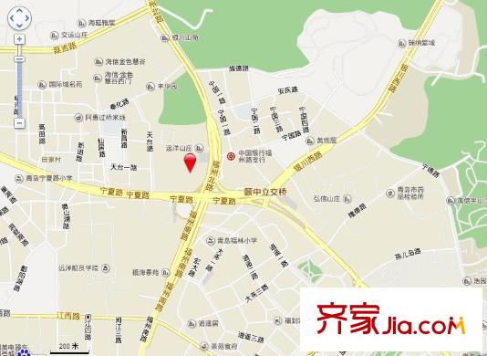 海信都市華彩交通圖