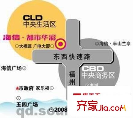 海信都市華彩交通圖