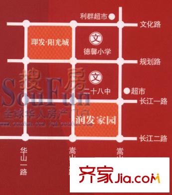潤發(fā)家園交通圖