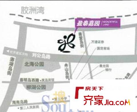 盈泰嘉園交通圖