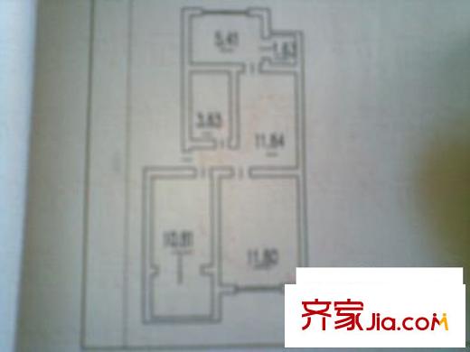 雙桃花園 2室 戶型圖