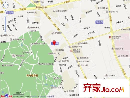 南九水路小區(qū)交通圖