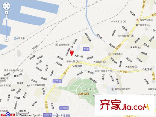 大港一路小區(qū)交通圖