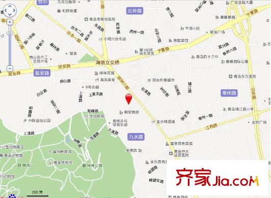 長(zhǎng)安家園交通圖