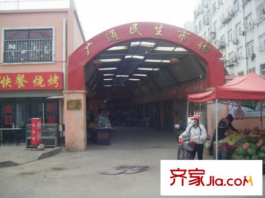 順河路小區(qū)配套圖 農(nóng)貿(mào)市場(chǎng)