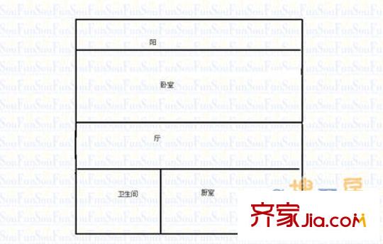 南口路社區(qū) 1室1廳 43平