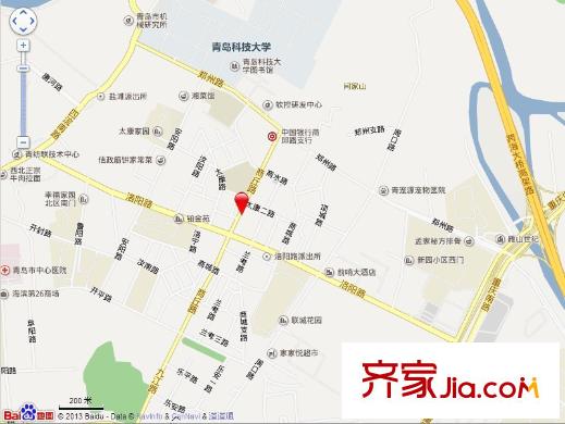 商丘路社區(qū)交通圖
