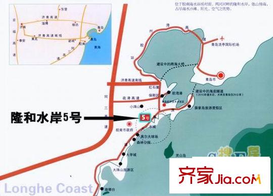 隆和水岸交通圖區(qū)位圖