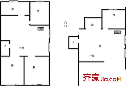 新亞花園 4室 戶型圖