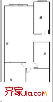 新亞花園 2室 戶型圖