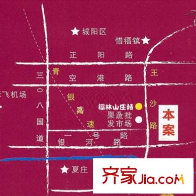 福林山莊交通圖