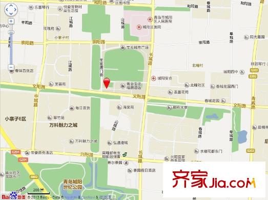 寶龍酒店式公寓交通圖