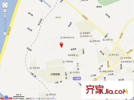興隆路小區(qū)交通圖