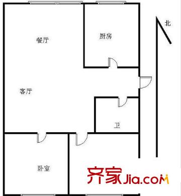 書(shū)香門第(即墨)戶型圖2室戶型圖 2室2廳1衛(wèi)1廚