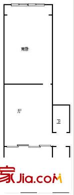 華能小區(qū) 2室 戶型圖